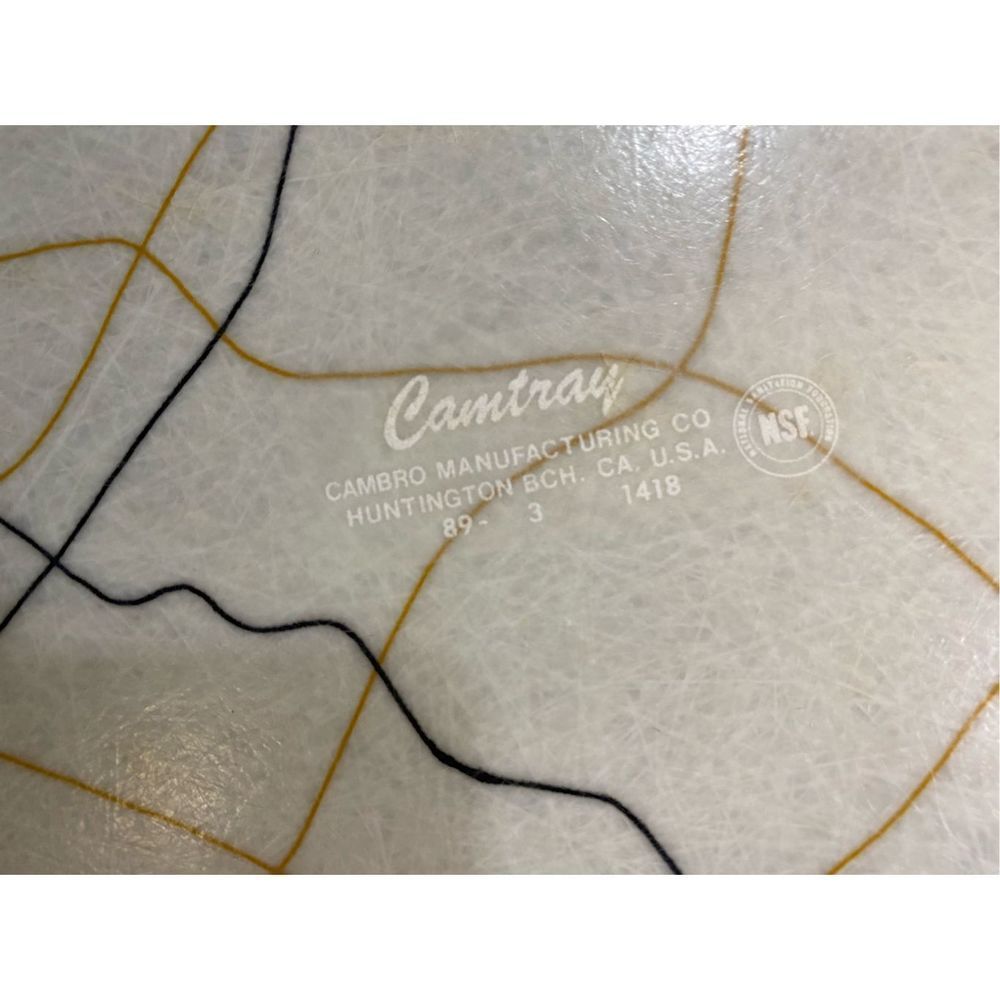 Vintage Camtray by Cambro fiberglass cafeteria tray - Picture 2 of 5